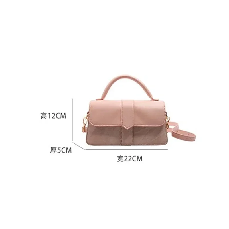 Fashion Commuting Messenger Crossbody Bags Women 2024 New Hot Sale Trend Designer Handbag PU Leather Solid Shoulder Bags