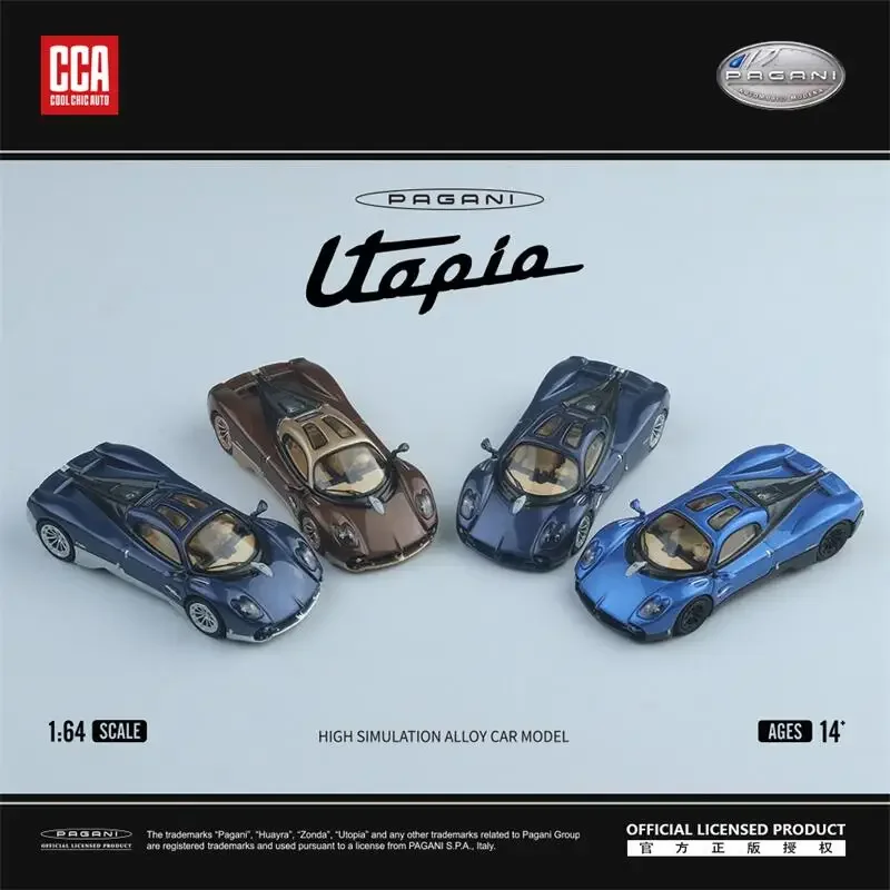 

Литая под давлением модель автомобиля ModernDream x CCA 1:64 Pagani Utopia