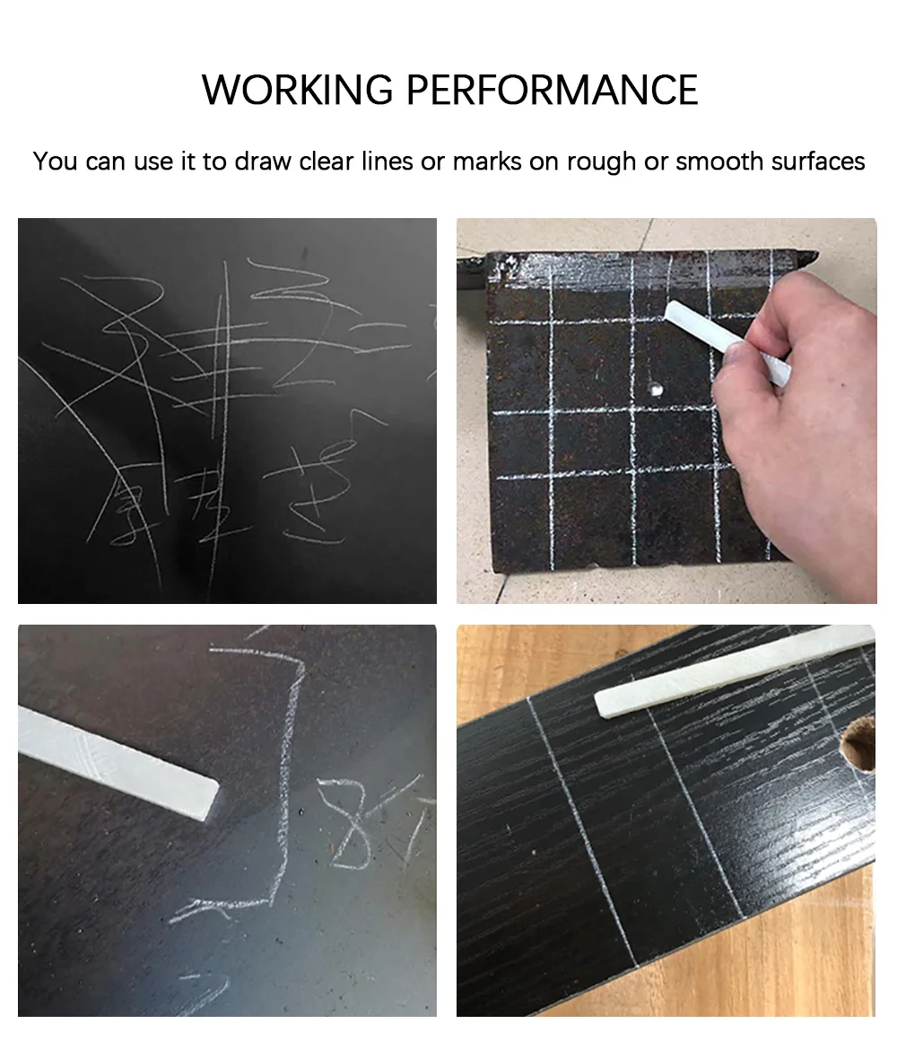 Slate Pencil Soft Mineral Strips For Metal Cutting Scribing Crystal Talc Pen Construction Marking Plaster Pen Dust-free Chalk