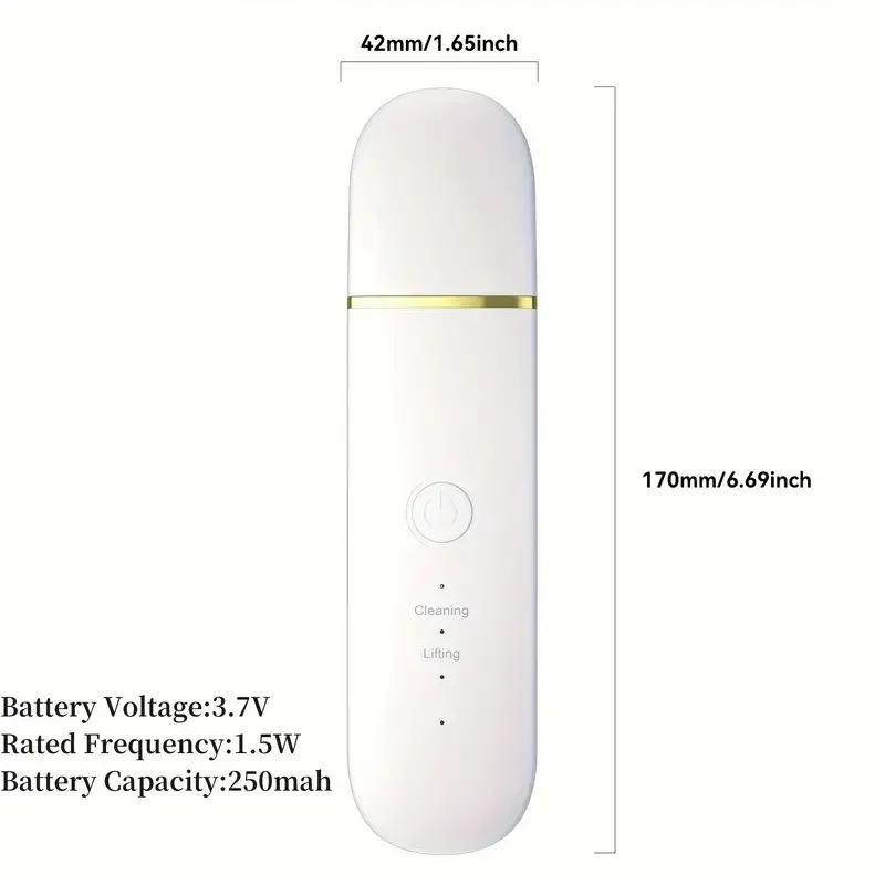 مكشطة الوجه لتنظيف البشرة - منظف المسام ومزيل الرؤوس السوداء، 4 أوضاع، أداة للعناية بالبشرة #5