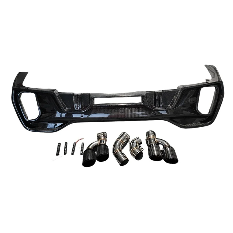 

LD Type Carbon Fiber Body Kit for . X6 G06, Front Lip, Rear Diffuser, Side Skirts, Spoiler, Middle Mesh Mirror Shell