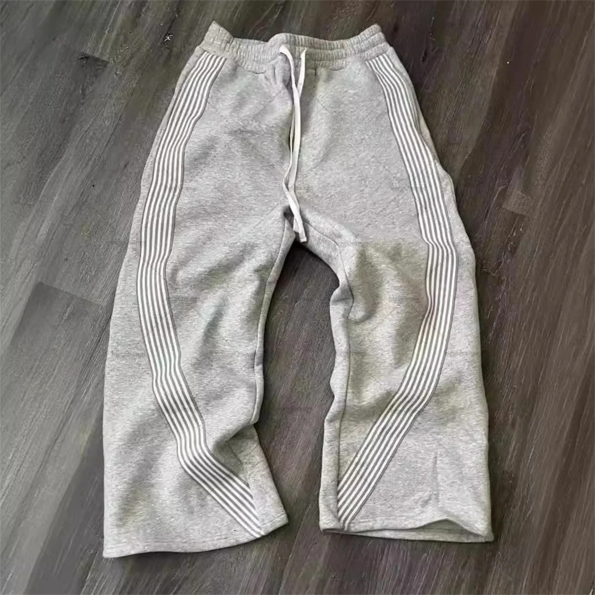 

Casual Loose Straight Leg Pants Striped 2026 Summer Fashion Trend Brand Street Hip-hop Jogging Men's Women's Harajuku Sweatpants