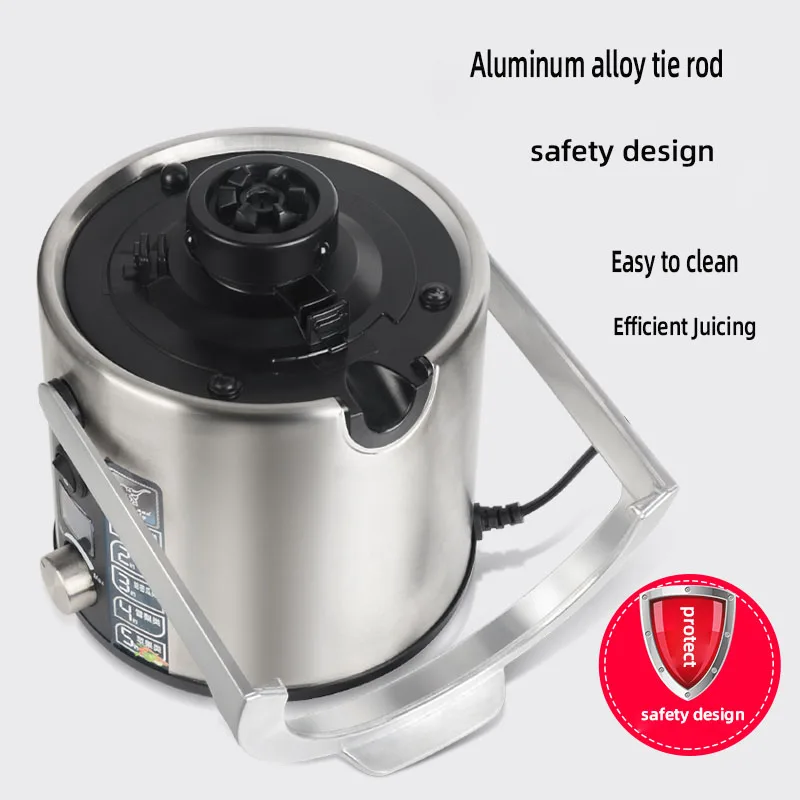 1200 W Commercial Juicer ful Large-caliber Juicer LCD Display Full-automatic Fresh Fruit Large Original Juicer