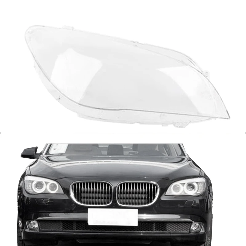 New-Front Headlight Head Light Lamp Lens Cover Shade For-BMW F02 F01 7 Series 740I 740Li 750I 750Li 760I 2009-2015