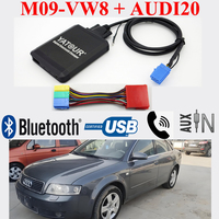 Hot selling Yatour M09 USB Bluetooth music kit with phone call function for VW AUDI SKODA Seat 8pin radios