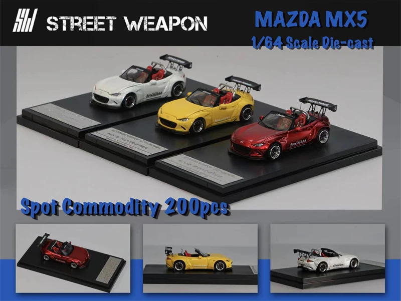 

Street Weapon SW 1:64 Pandem Rocket Bunny Mazda MX-5 Diecast Model Car