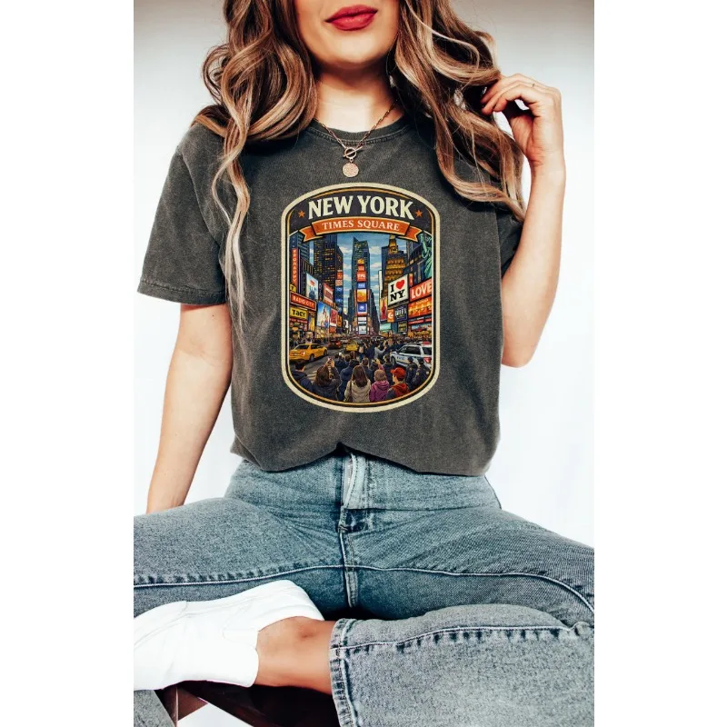 New York comfort colors T-shirt, New York Shirt, NYC Tee, Vintage New York T Shirt, Manhattan Graphic, Travel Gift Idea