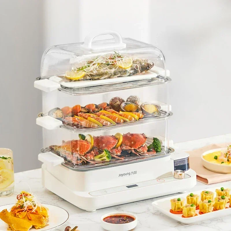 Multifunctional Household Electric Steamer - Three-layer/Multi-layer, Large Capacity, for Steamed Eggs, Integrated Pot