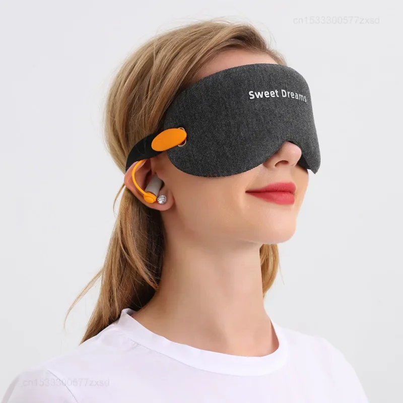  Earplug Noise Reduction Memory Cotton Travel Shading Eye Mask Goggles Soft Comfortable Sleeping Shading Home Sleep Mask