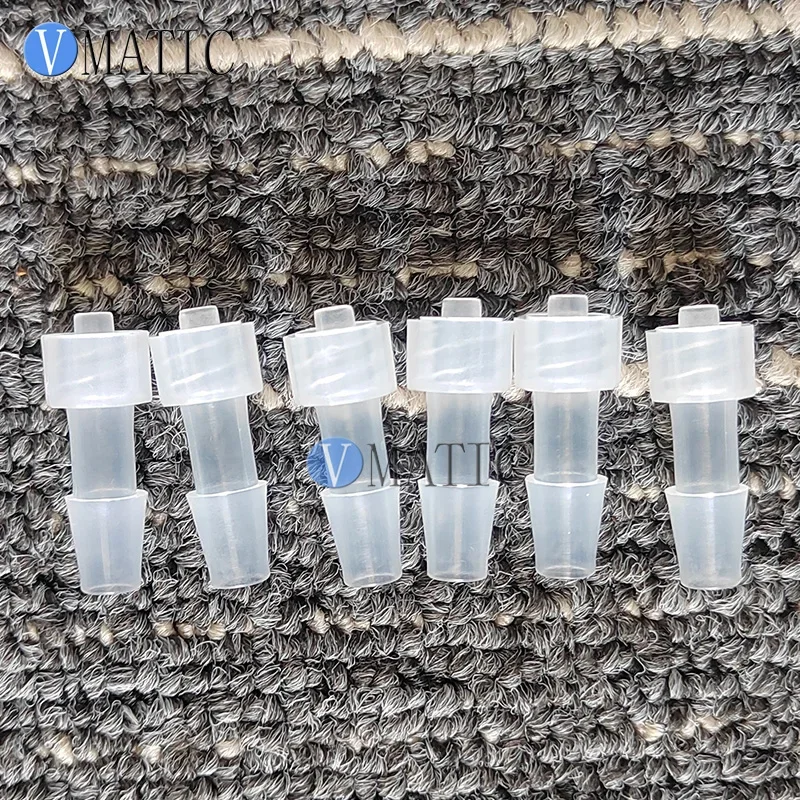 Free Shipping 10 Pcs 1/4 Inch Male Plastic Hose Fitting Barb Thread Copper Connector Joint Coupler Adapter