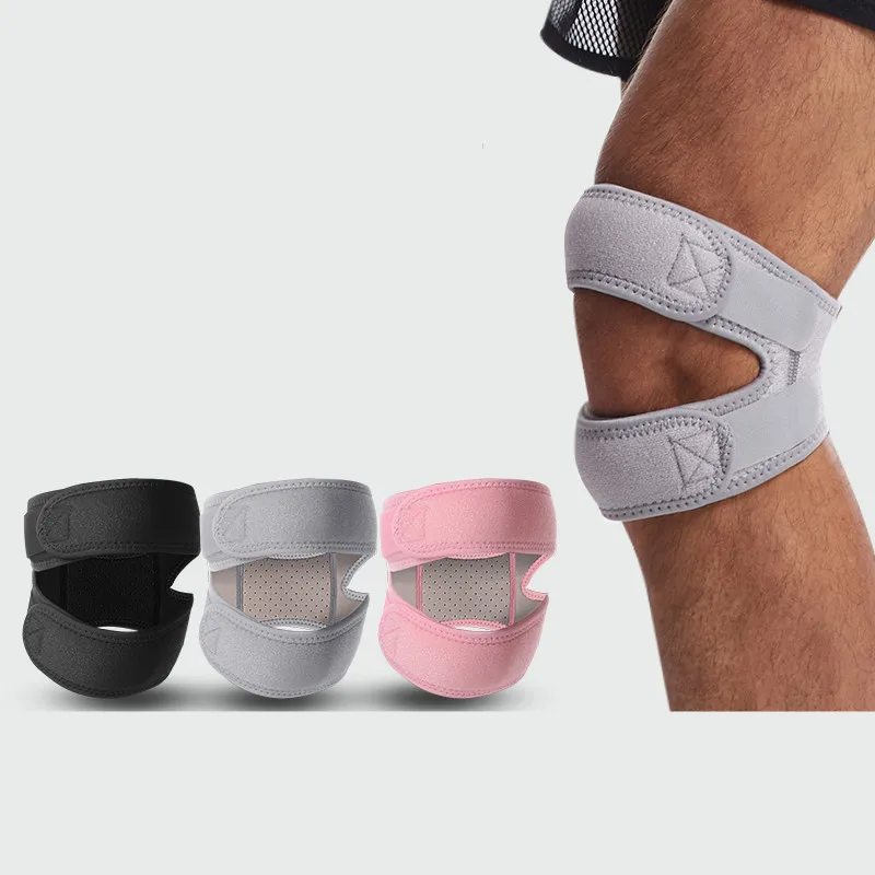 1 Stuks Siliconen Patellaire Kniebeschermers Voorkomen Gewrichtsblessures Kniebrace Hardlopen Fitness Fietsen Overslaan Knie Mouw Mannen Vrouwen