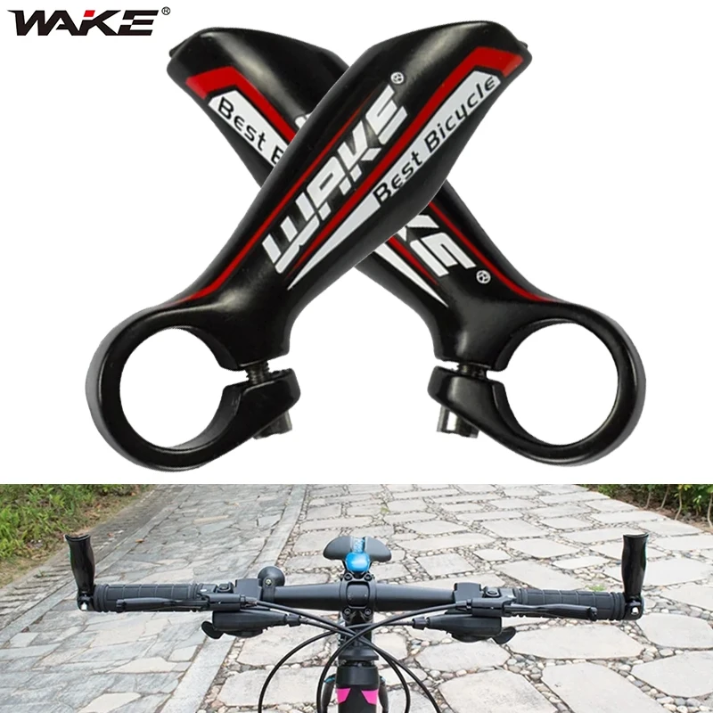 WAKE – guidon auxiliaire de vélo en alliage d'aluminium, extrémité de guidon ultraléger pour vtt, extrémité de barre d'étau, klaxon de vélo de montagne