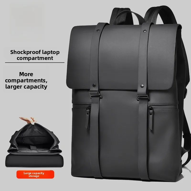 men's-large-capacity-leather-feel-casual-travel-computer-backpack-high-school-and-college-students-commuting-and-traveling-bag