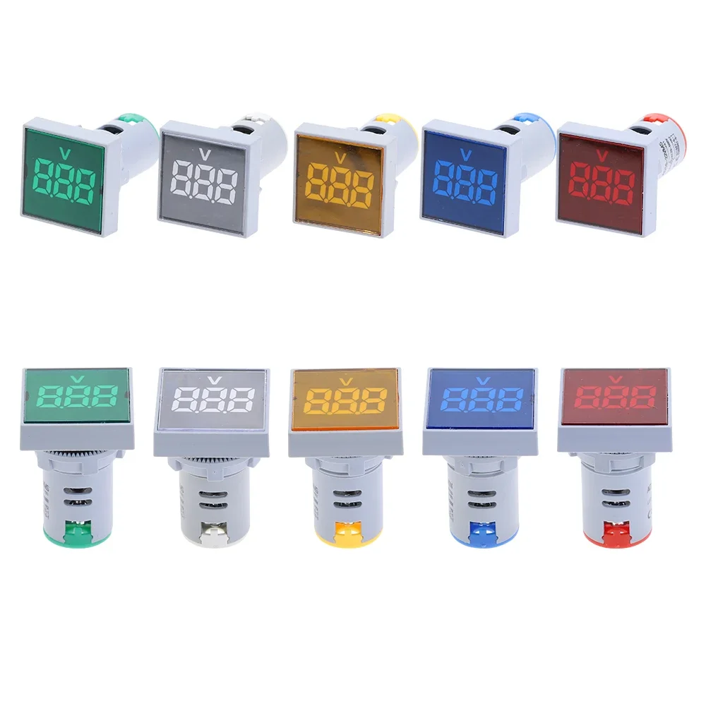 Voltmètre numérique à LED, ampèremètre Hertz HZ, compteur AC 50-500V, 0-100A, tension, courant, Volt, testeur d\'ampli, détecteur, signal lumineux,