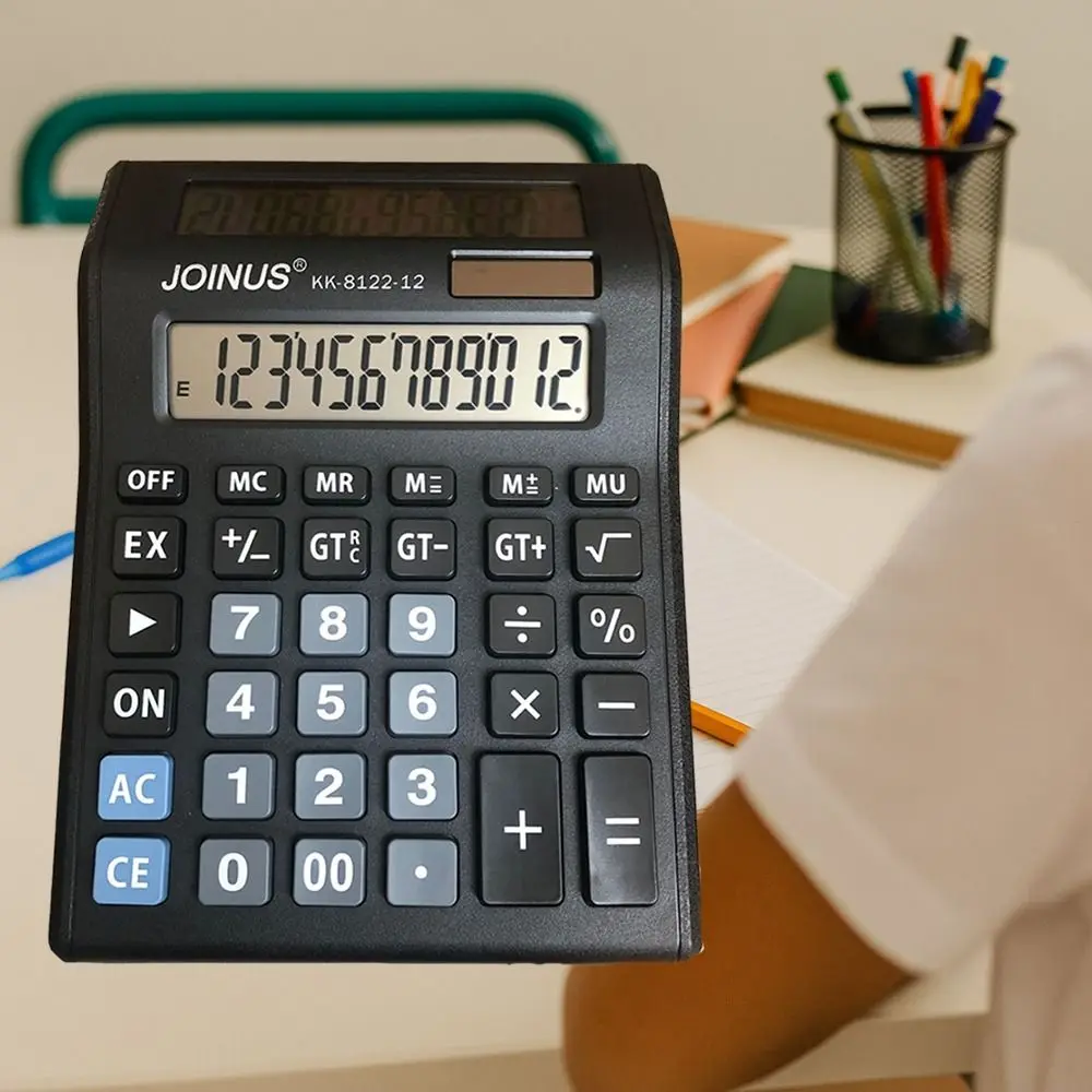 

Multifunctional Solar Dual-Screen Calculator Large Screen Display Efficient Calculation Financial Accounter Calculator Portable