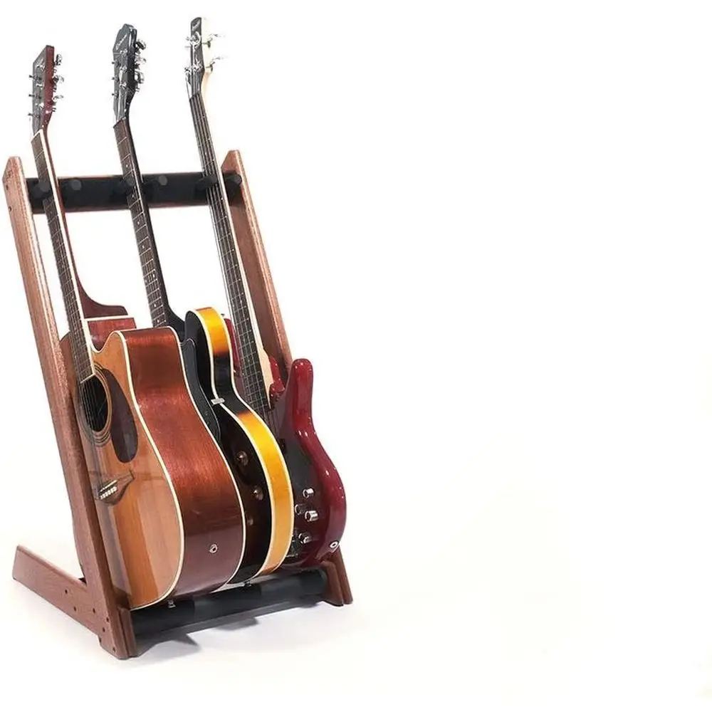 

Customizable 3-Way Multi-Guitar Rack and Holder for Guitars and Cases