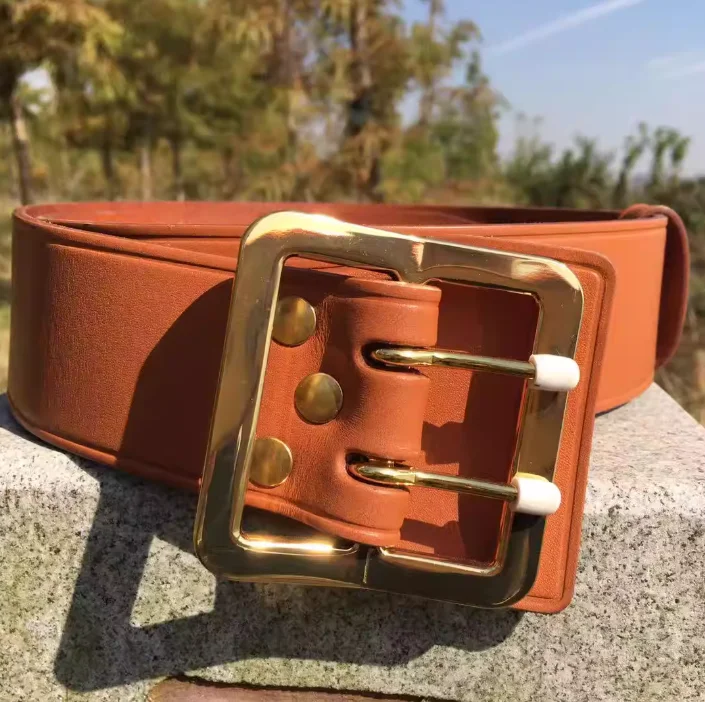 中国製制服ベルト-メンズ-ブラウン-2006-レザー