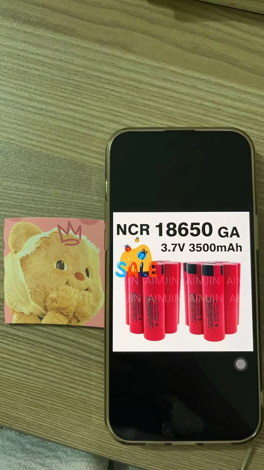 

18650 Battery Bestselling GA 20A Li-ion3.7V 3500mAh+Charger RechargeableBattery SuitableScrewdriver Battery