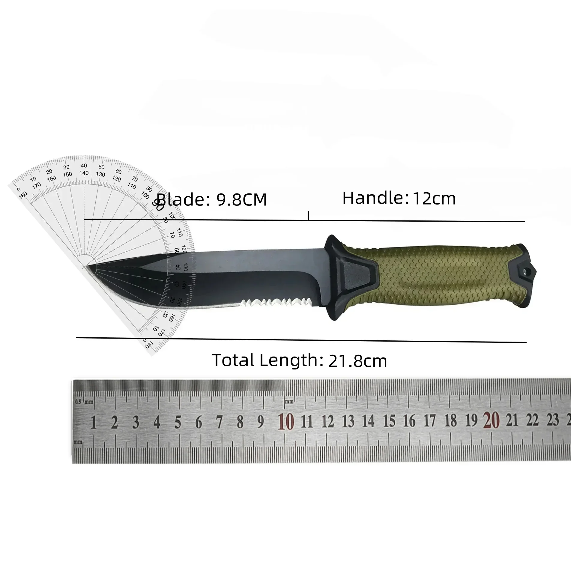 G1500 1500 Strongarm Fixed Blade Knife 440C Blade Non-slip FRN Handle Outdoor EDC Tactical Survival Combat Hunting Camping Tool