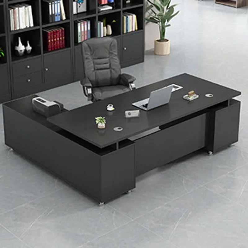 aesthetic chinese office desk creative Save space big size fashion Safe office desk professional mesas escritorio home products
