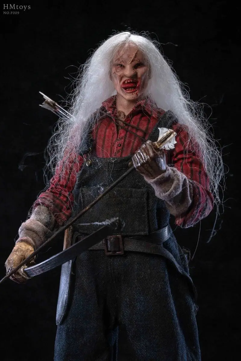 HMTOYS F009 1/6 Male Soldier Hiking Man Transplant Hair Head Sculpture Full Set 12'' Action Figure Model Toy In Stock