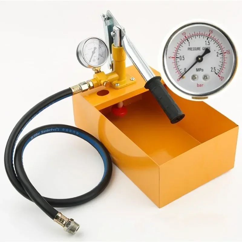 Manual Water Pipe Pressure Test Pump Copper Pump Body Manual Pressure for Test Pump