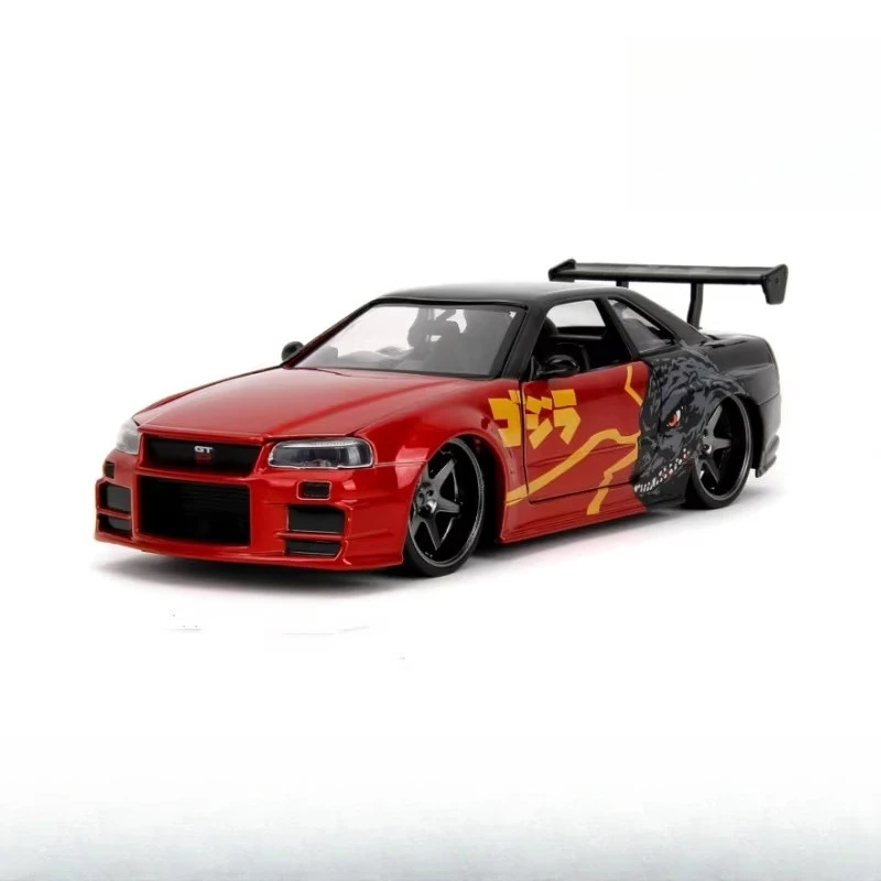 

Модель Nissan Skyline GTR R34 2003 года из фильма «Годзилла против Кинг-Конга» в масштабе 1:24