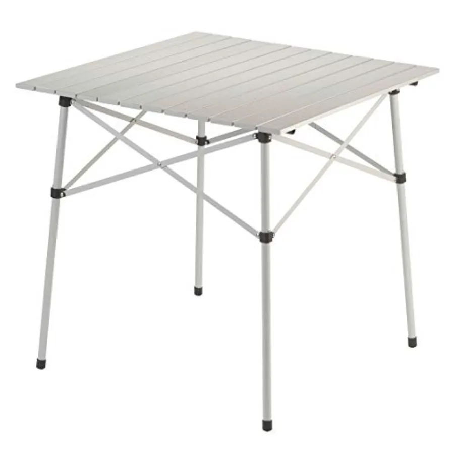 

Outdoor Folding Table Sturdy Aluminum Camping Table with Snap-Together Design Seats 4 and Carry Bag Included Great for Camping