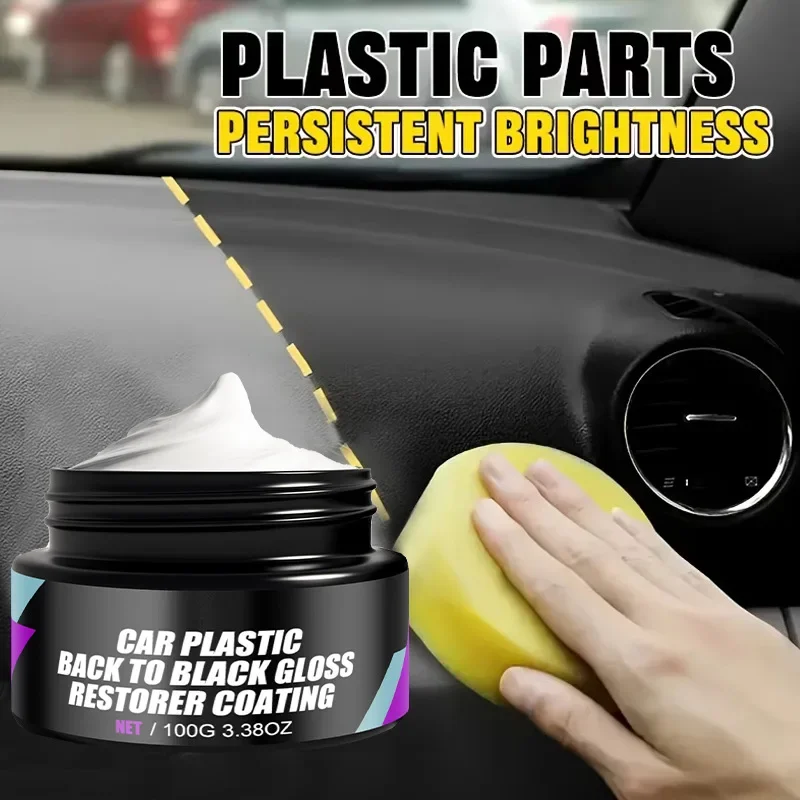Leather/rubber/plastic Care Car Leather Repair Cream Universal Plastic Polishing Wax Automotive Interior Reconditioning Cream
