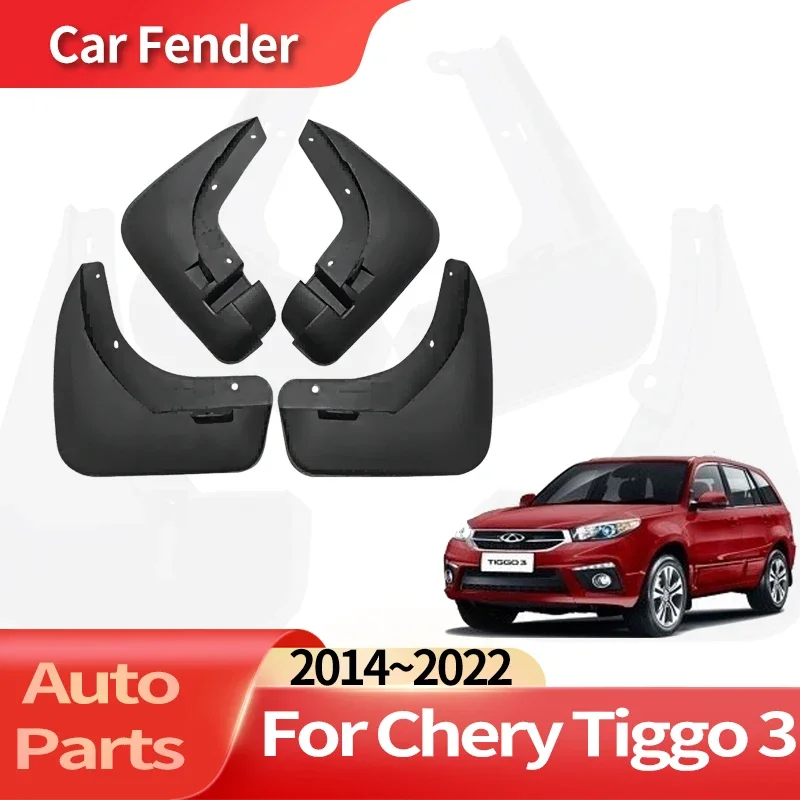 

Auto Accessories For Chery Tiggo 3 DR EVO5 2014~2022 Lining Car Fender Anti-sand Splash Mud Guard Skin Punch-free Installation