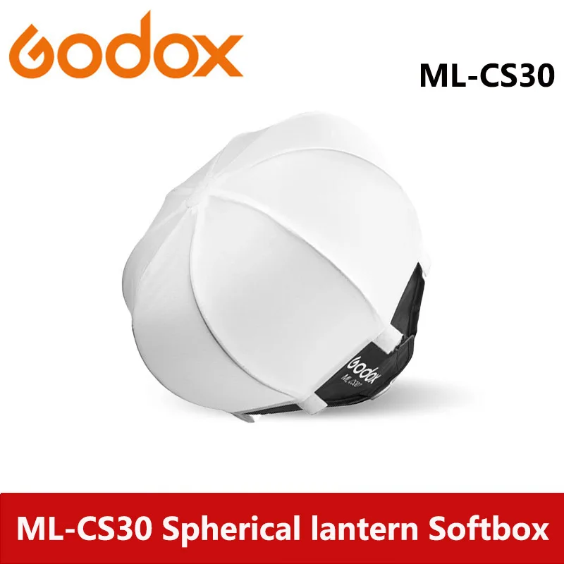 Godox boîte à lumière douce accessoires Godox ML-CS30 boîte à lumière boîte à lumière lanterne ML100/60IIBi photographie pour lampe boîte à lumière sphérique