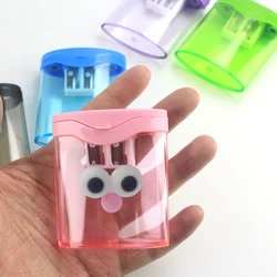 Double Hole Pencil Sharpener, Large Capacity, Portable and Durable, Suitable for Schools and Offices