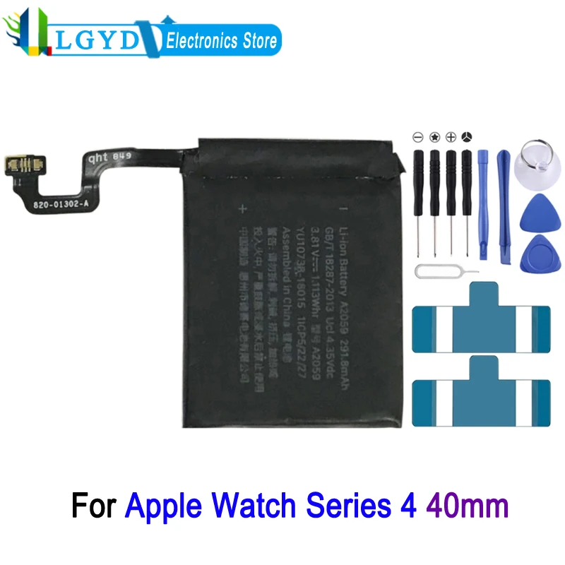 Li-ion Battery For Apple Watch Series 4 40mm A2058 A2059 Replacement Part