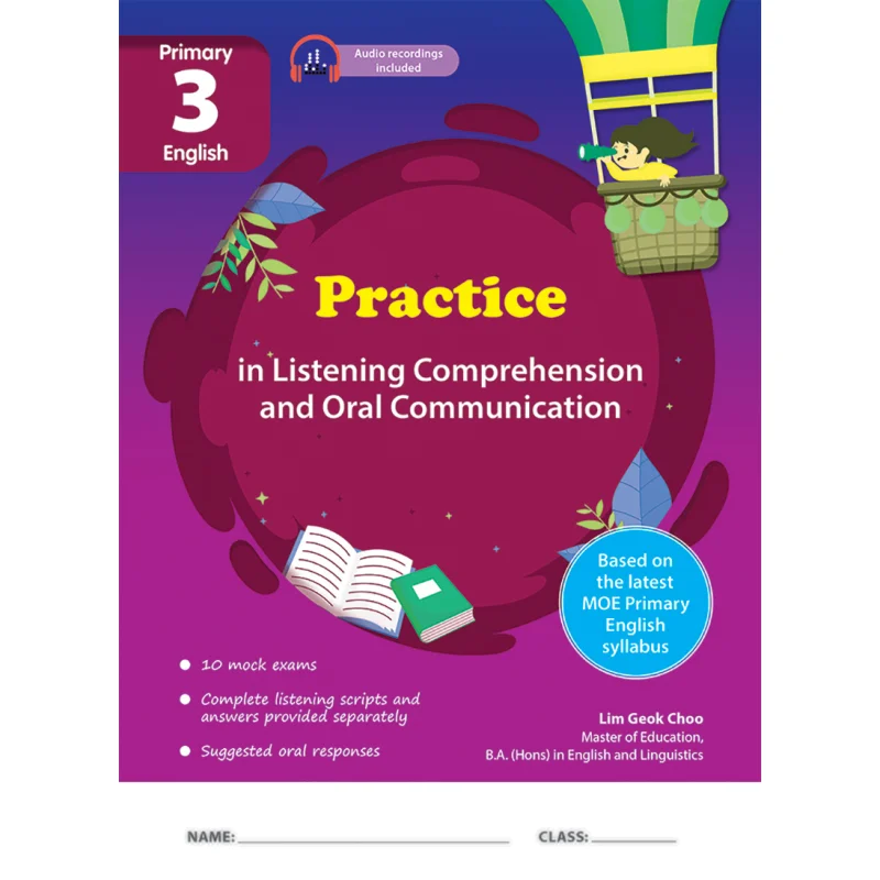 

P3 EnglishPractice у прослушивающих навыках и усная связь Lim Geok Choo Учебное планирование и разработка 9789815087543