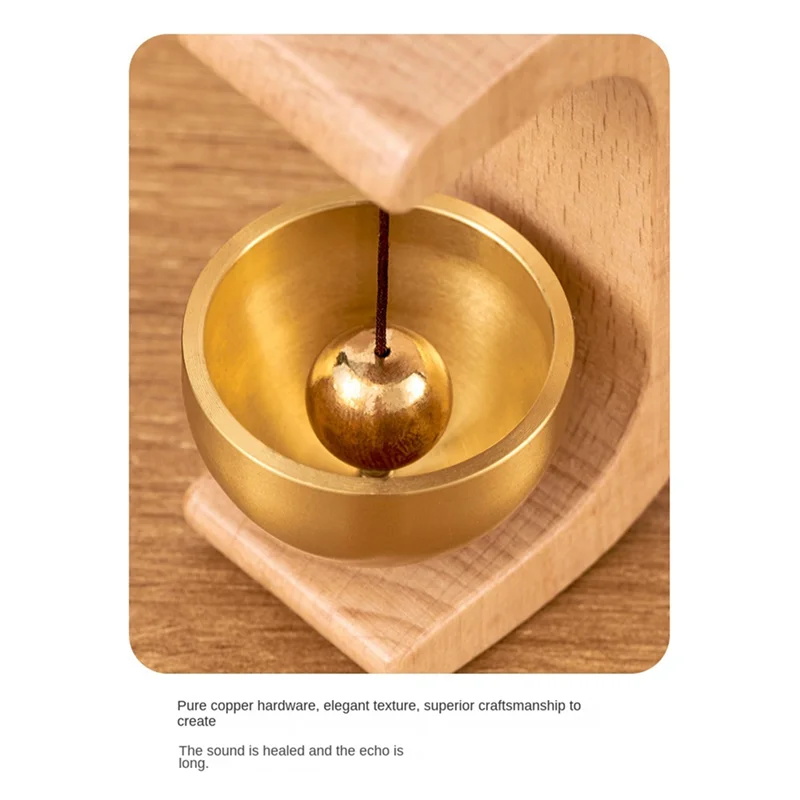 ABLL-timbre de puerta, timbre de puerta de madera magnético, timbre de recordatorio de puerta, nueva decoración de estilo chino