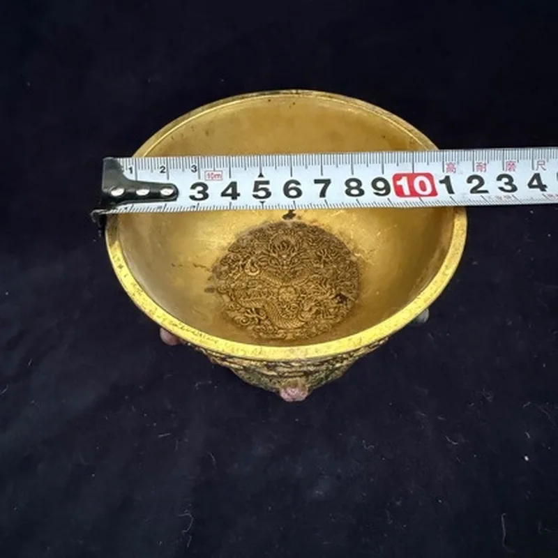 Made in the Qianlong Era, Alloy Gemstone Dragon , A Fine Collectible Bowl with a Perfect Shape