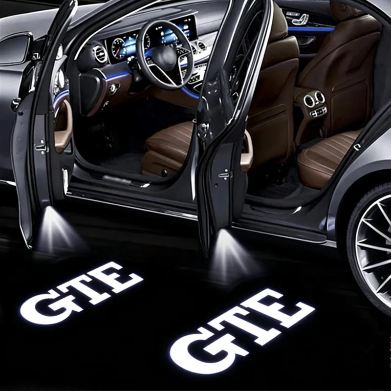 LED Car Door Welcome Warning Light For VW GTE Golf 3 4 Jetta Caddy MK3 Polo Beetle Cabrio Bora Sharan Touran Lavida