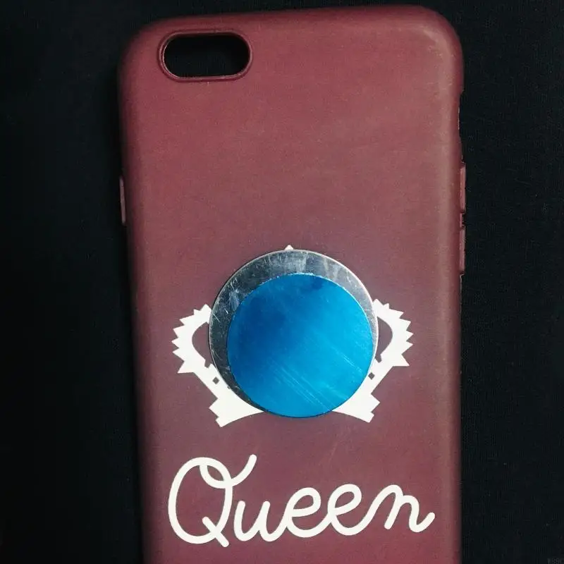 W89c 1pc/3pcs/5pcs شحن اللاسلكي حامل المغناطيس حلقة أسود للهاتف