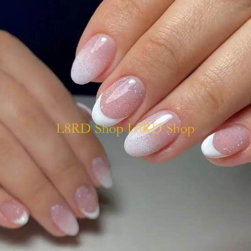 

L8RD Press on Almond Fake Glues on False Acrylic