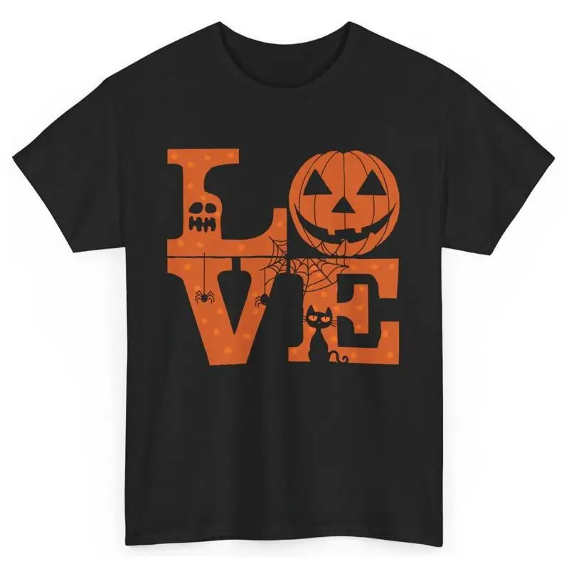 

Футболка Love Halloween, новинка, праздники, кошка, тыква, призрак