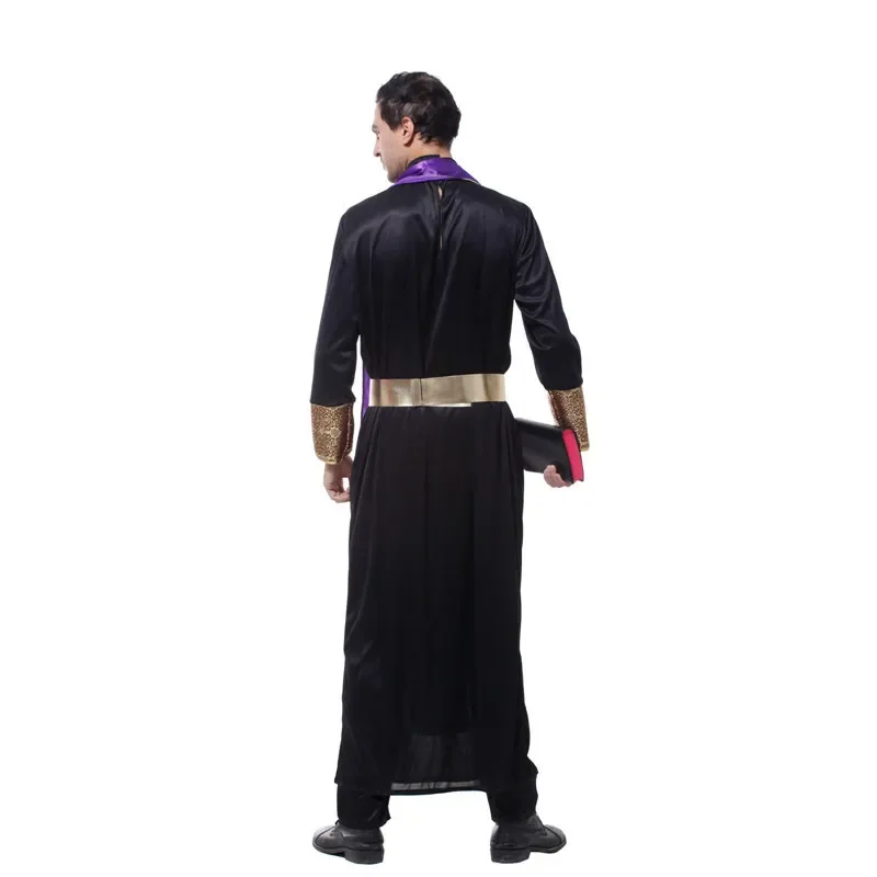 Umorden-Costume de Cosplay de Pasteur Religieux Européen pour Homme Adulte, Déguisement Fantaisie d'Halloween, Déguisement de Pourim