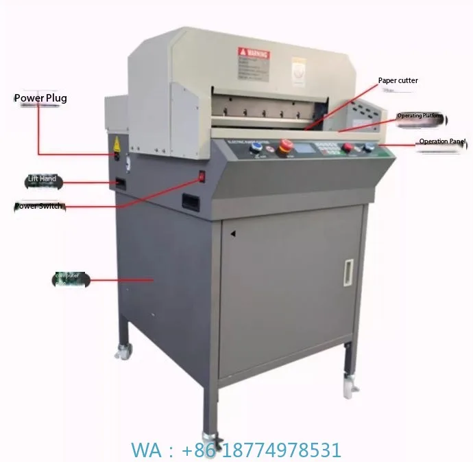 

Cutting Machine GuillotinePaper Cutter A3 Electric Paper