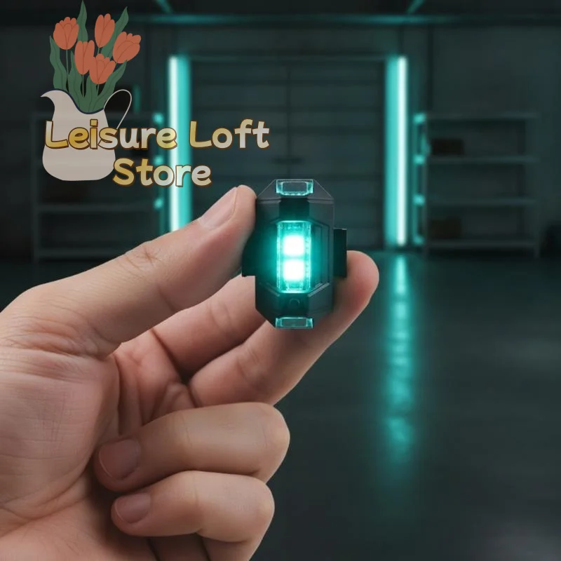 USB Powered Wireless Remote LED Strobe Safety Light Anti-Collision Flashing Lamp for Car Motorcycle Pickup