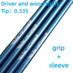 Golf driver and wooden shaft FU JI VE US blue 5/6/7 R SR S X graphite shaft free assembly sleeve and grip