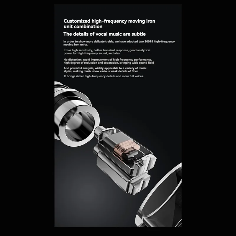 TRN V10 PRO Kopfhörer Dual Dynamic High-Fidelity Sound In-Ear-Monitore Kopfhörer-N34R