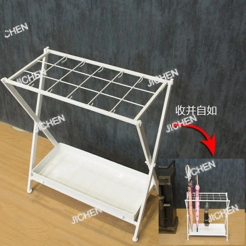 

Коммерческая подставка для зонтов в вестибюле отеля, удобная для сборки подставки для зонтов, складная подставка для хранения зонтов