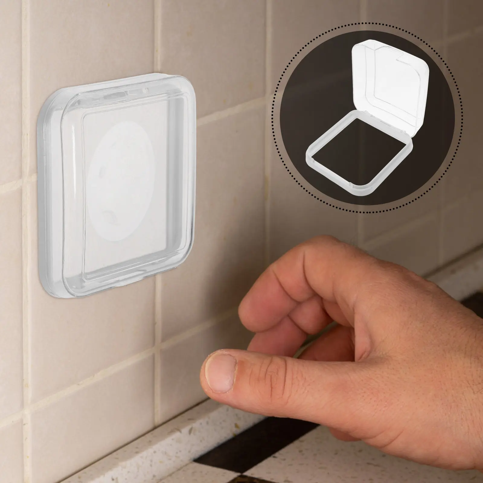 Baby Proof Outlet Covers Waterproof Clear Plug Protectors Child Safety Electrical Socket Covers Easy Install Home Office