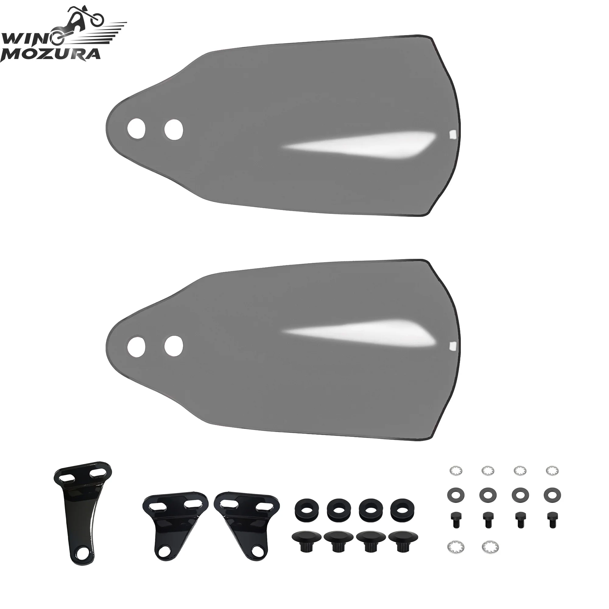 

Smoke Motorcycle Handguards Hand Shield Guard Protector For Harley Road Glide 2015-20 Street Bob FXBB 2018-20 Low Rider ST