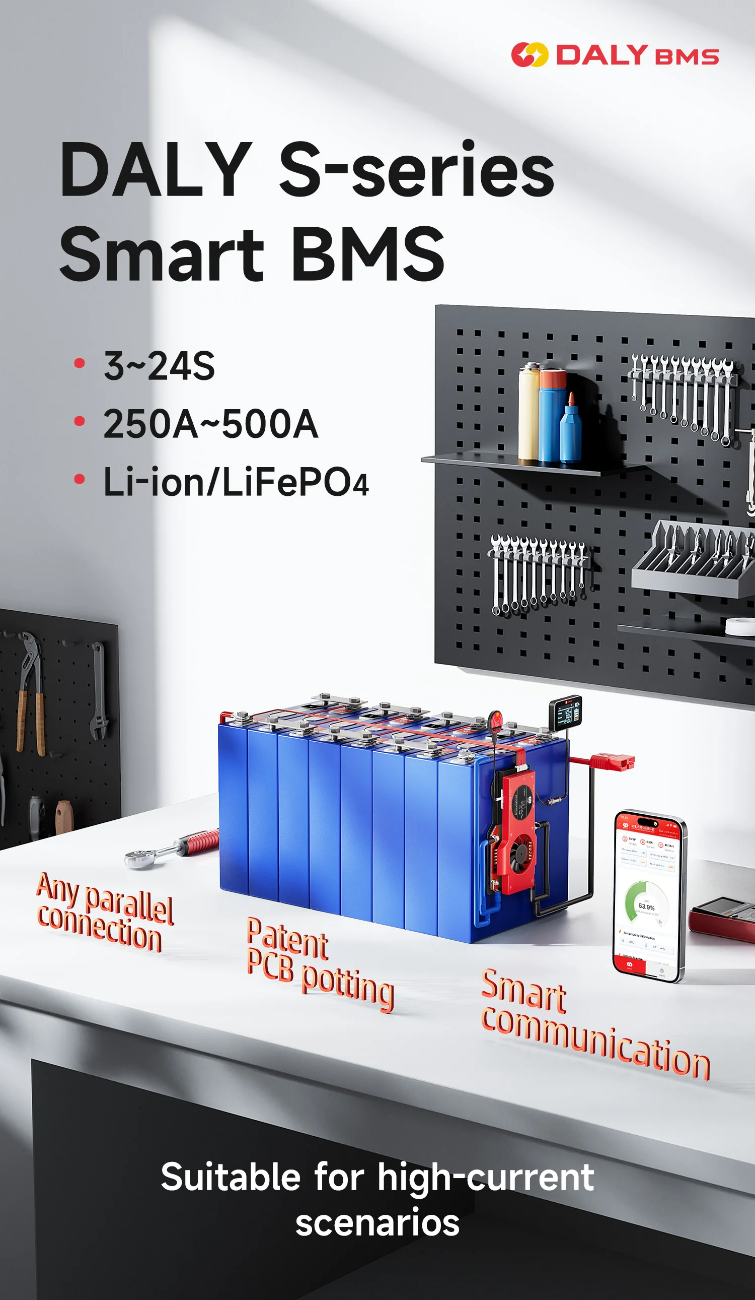 DALY BMS reissue link 2 The amount shown includes customs duties The amount over 150 euros does not include customs duties