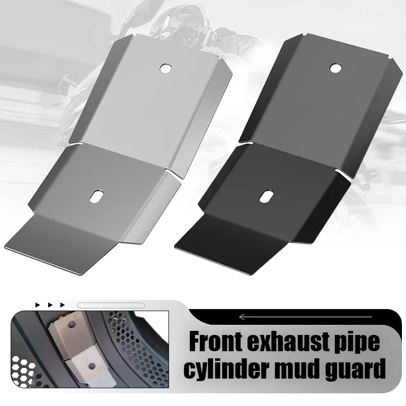 

For CFMOTO CF MOTO 800MT 800mt 2021-2022-2023 Motorcycle Accessories Stainless Steel Front Exhaust Pipe Cylinder Mud Guard